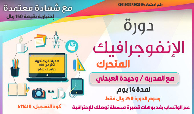 دورة الإنفوجرافيك المتحرك